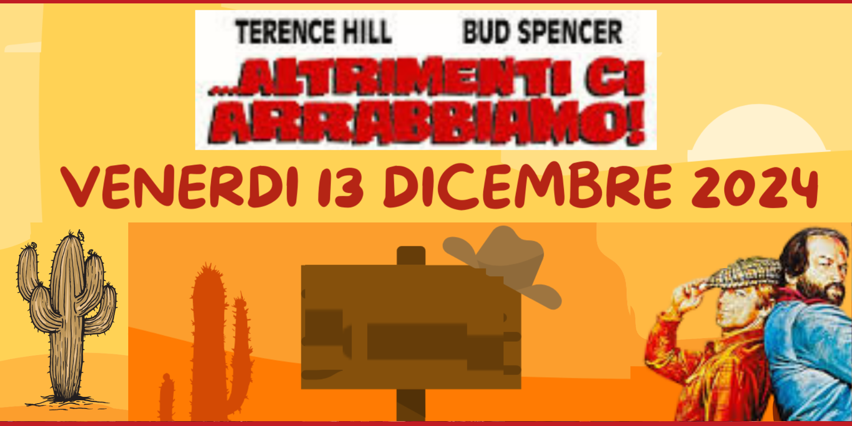 frontespiz Serata Bud Spencer e Terence Hill