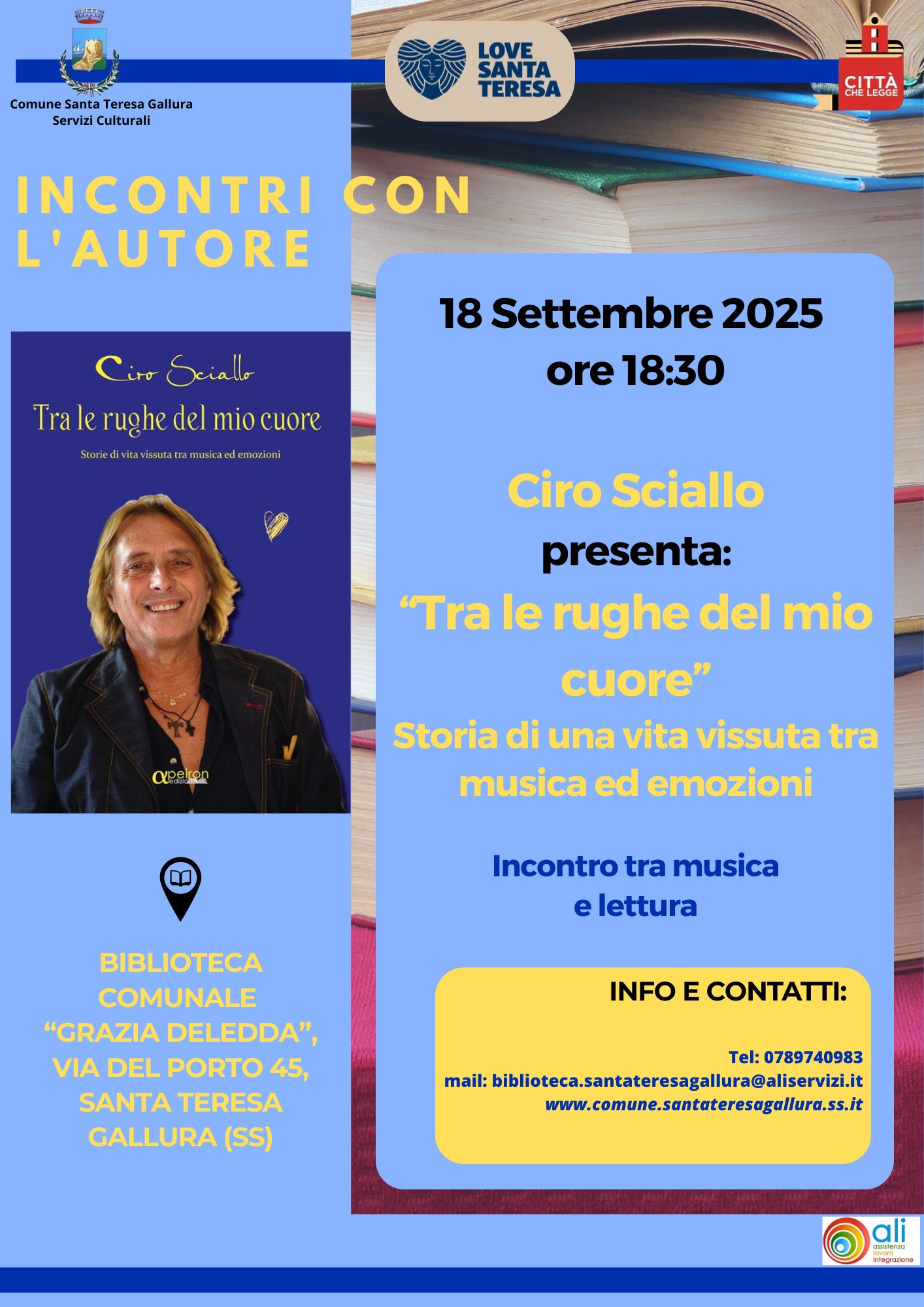 Incontri con l'autore_Ciro Sciallo_18 Settembre 2025